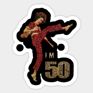 Sally O'Mally I am 50 Sticker